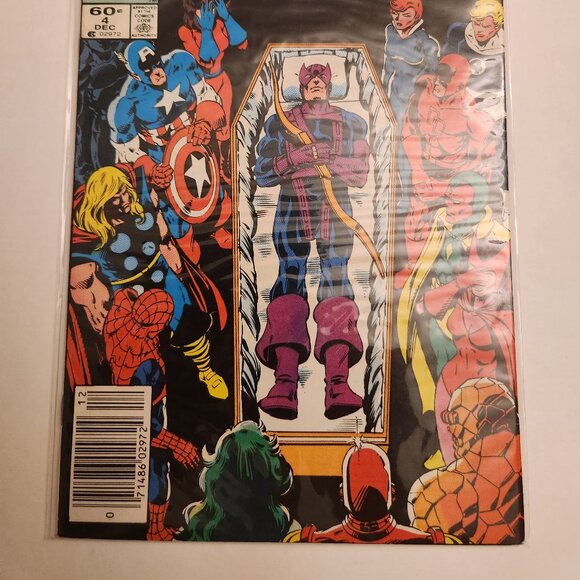 Hawkeye #4 (1983) Marvel Comics, Marriage to Mockingbird, Newstand, NM - Picture 14 of 14